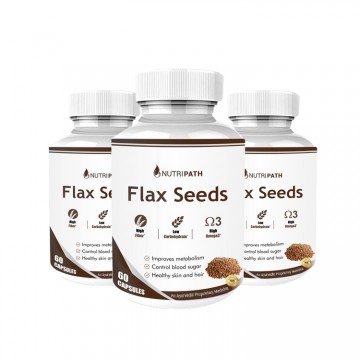 Nutripath Flax Seed Extract- 3 Bottle 